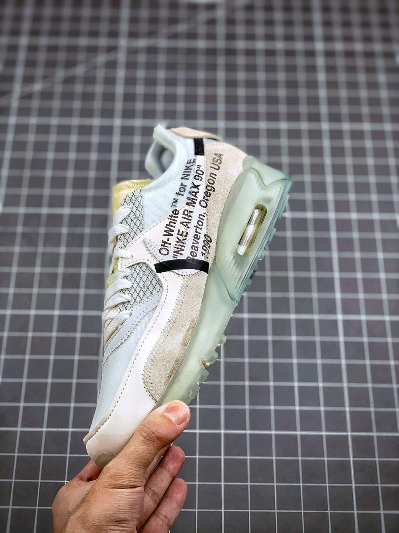 Tênis Nike Air Max 90 x OFF-White Branco - Rei da Pelada