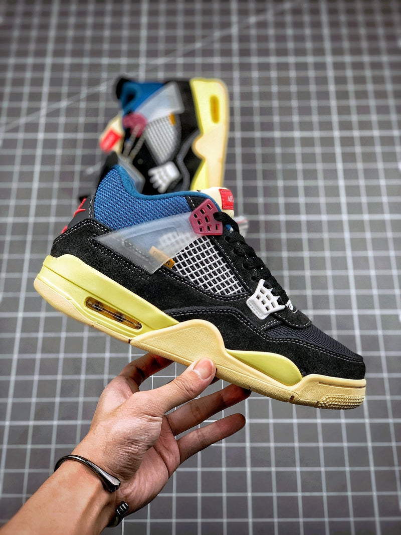 Tênis Nike Air Jordan 4 Retro Union Off Noir - Rei da Pelada