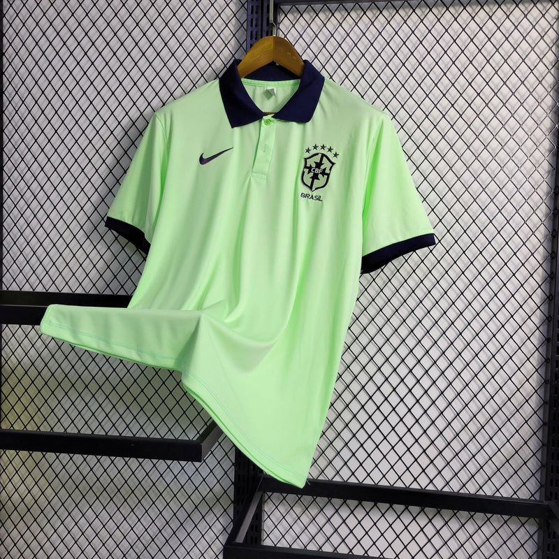 Camisa Seleção Brasileira Verde Polo 2022/23