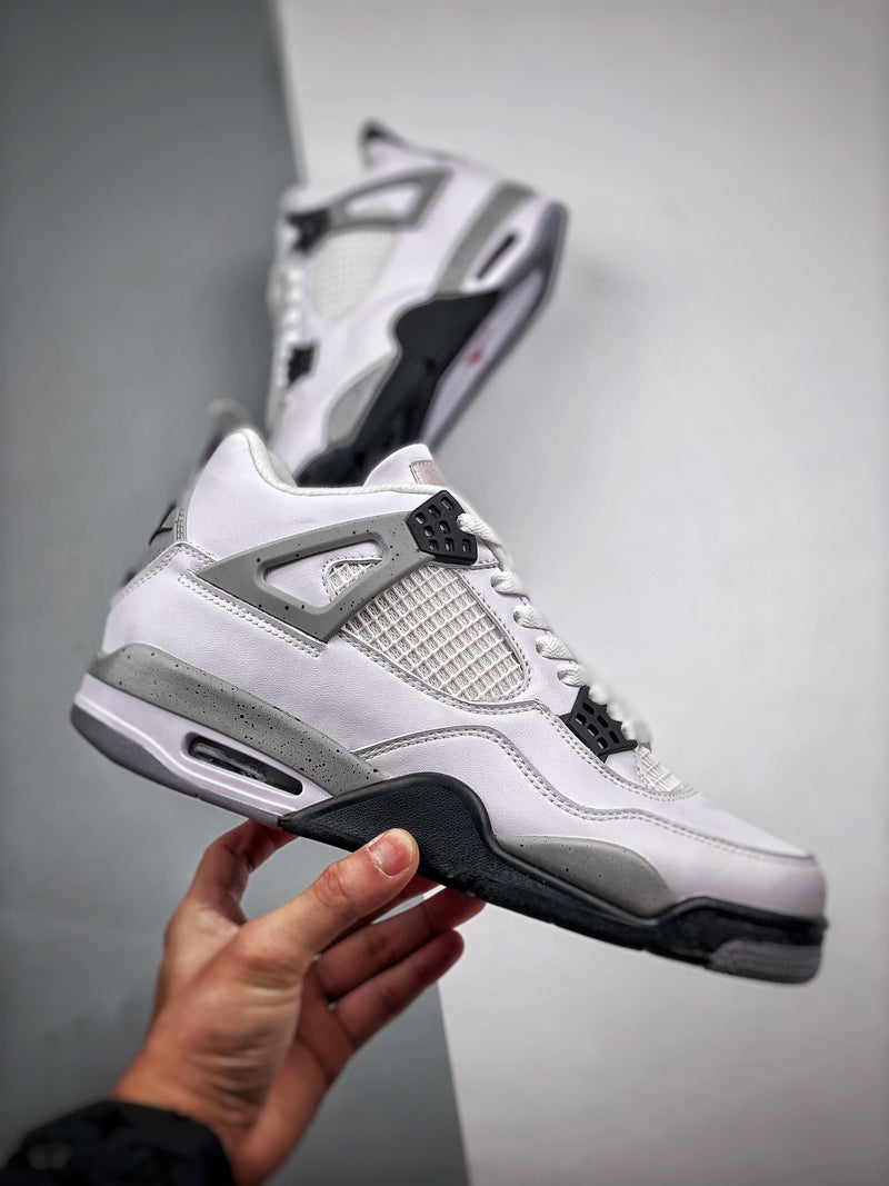 Tênis Nike Air Jordan 4 "White Cement" - Rei da Pelada