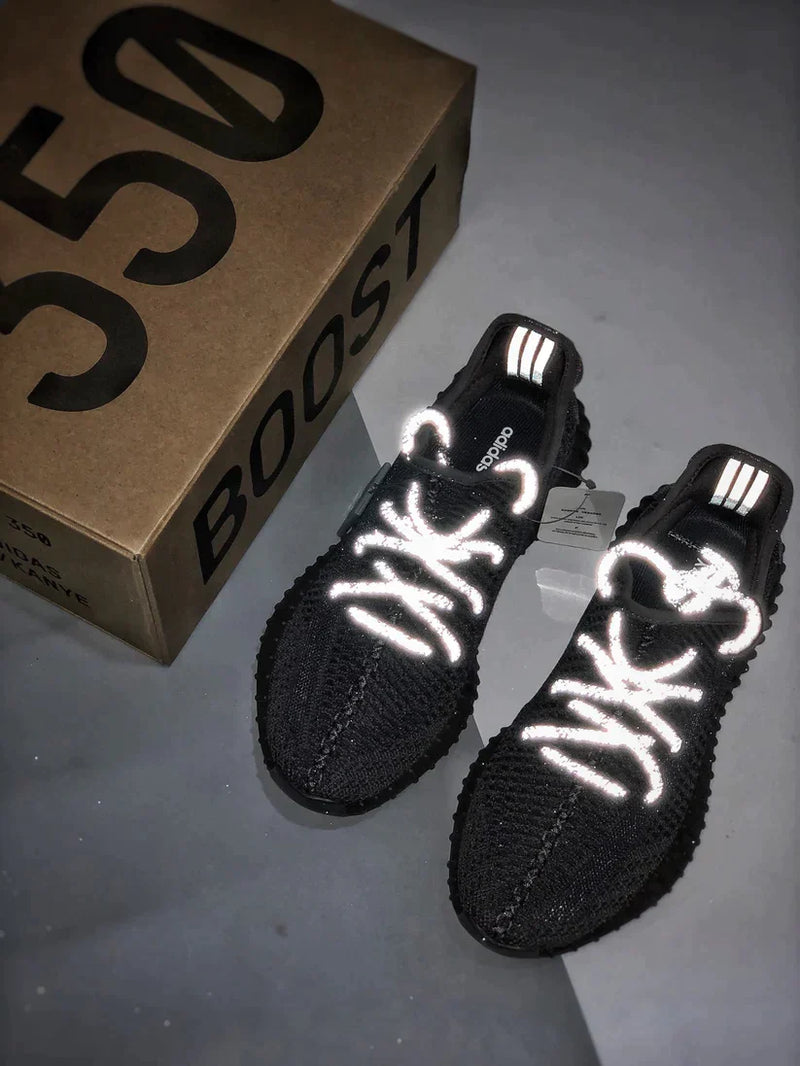 Tênis Adidas Yeezy 350 Boost V2 V2 Static Black - Rei da Pelada