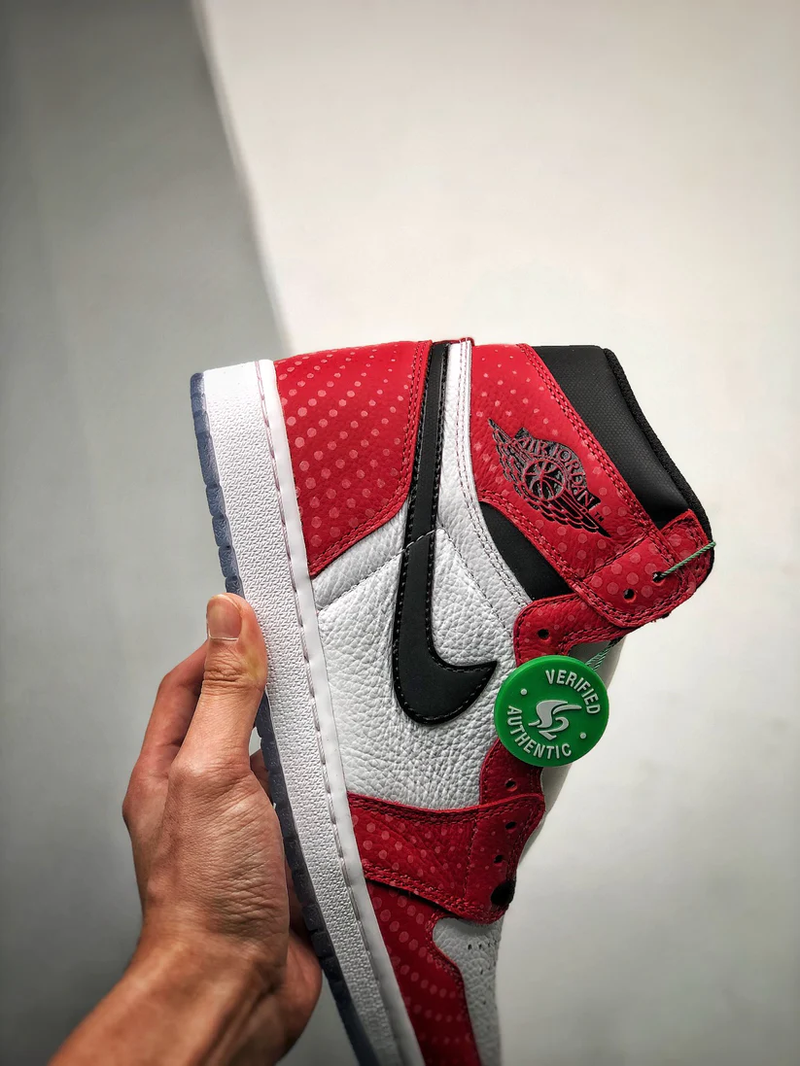 Tênis Nike Air Jordan 1 High Spider-Man Origin Story - Rei da Pelada