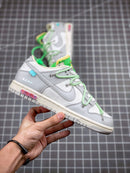 Tênis Nike SB Dunk Low x Off-White 'The 50 - Green' - Rei da Pelada