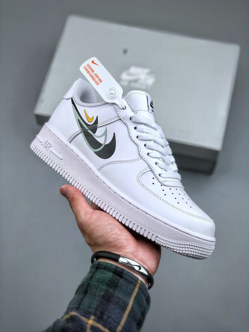 Tênis Nike Air Force 1 Low Multi Swooshes - Rei da Pelada