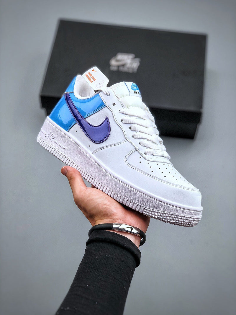 Tênis Nike Air Force 1 Low 07 Blue LX - Rei da Pelada