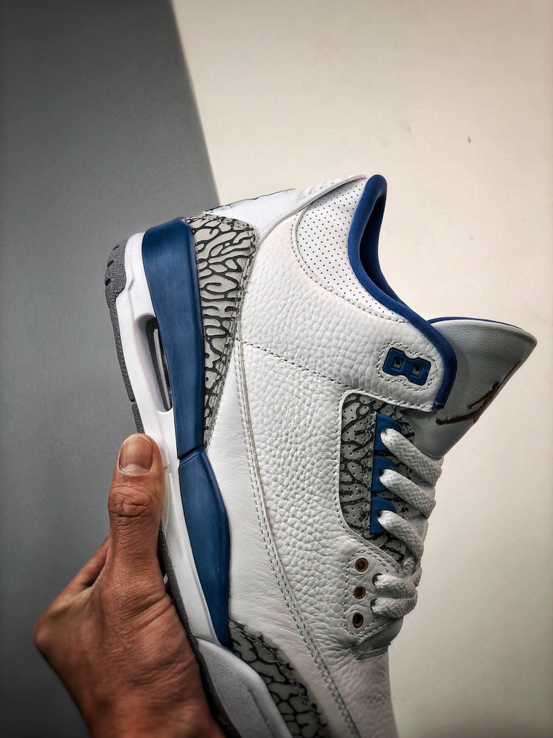 Tênis Nike Air Jordan 3 Retro "Racer Blue" - Rei da Pelada