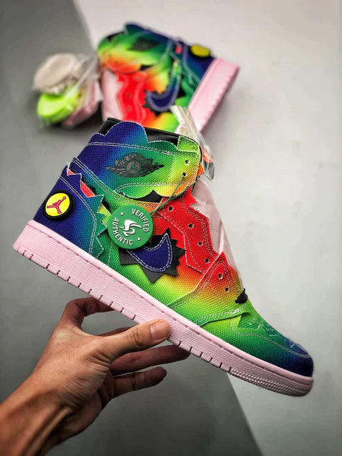 Tênis Nike Air Jordan 1 High "J Balvin" - Rei da Pelada