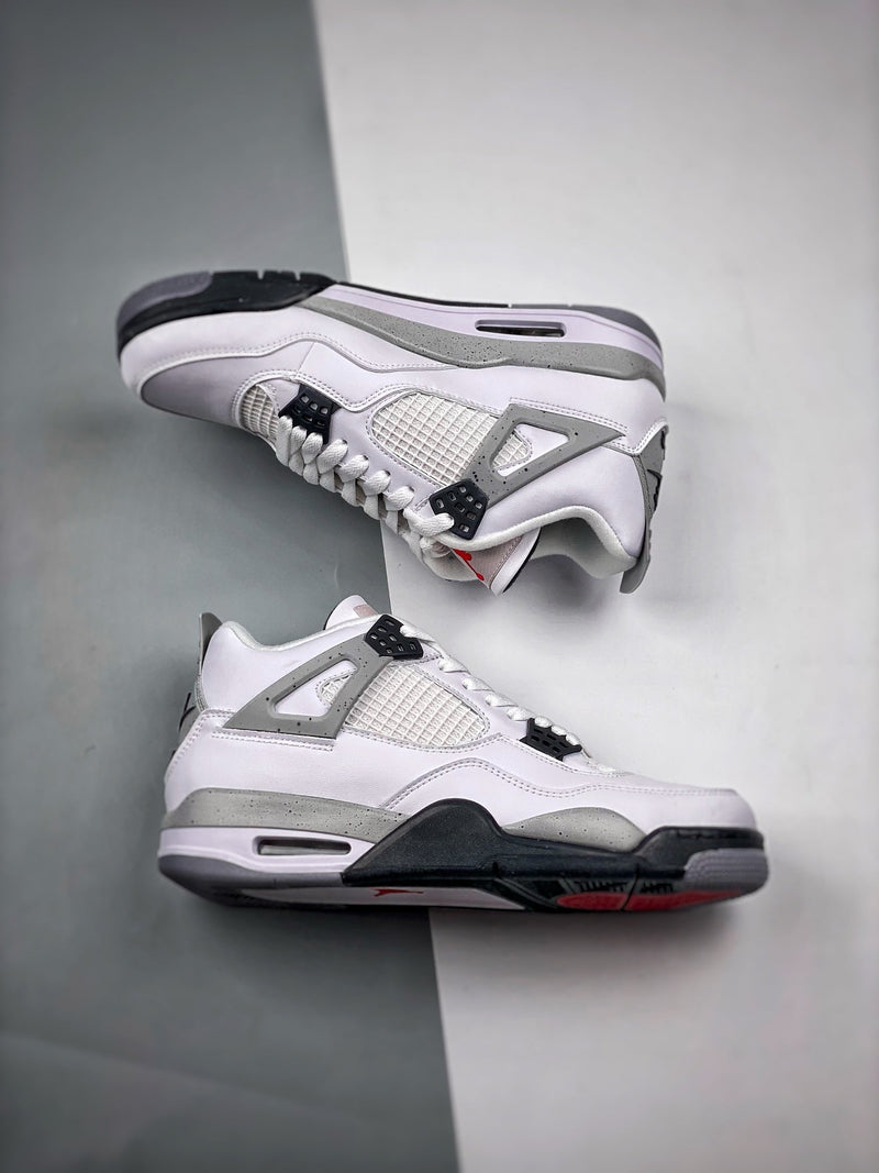 Tênis Nike Air Jordan 4 "White Cement" - Rei da Pelada