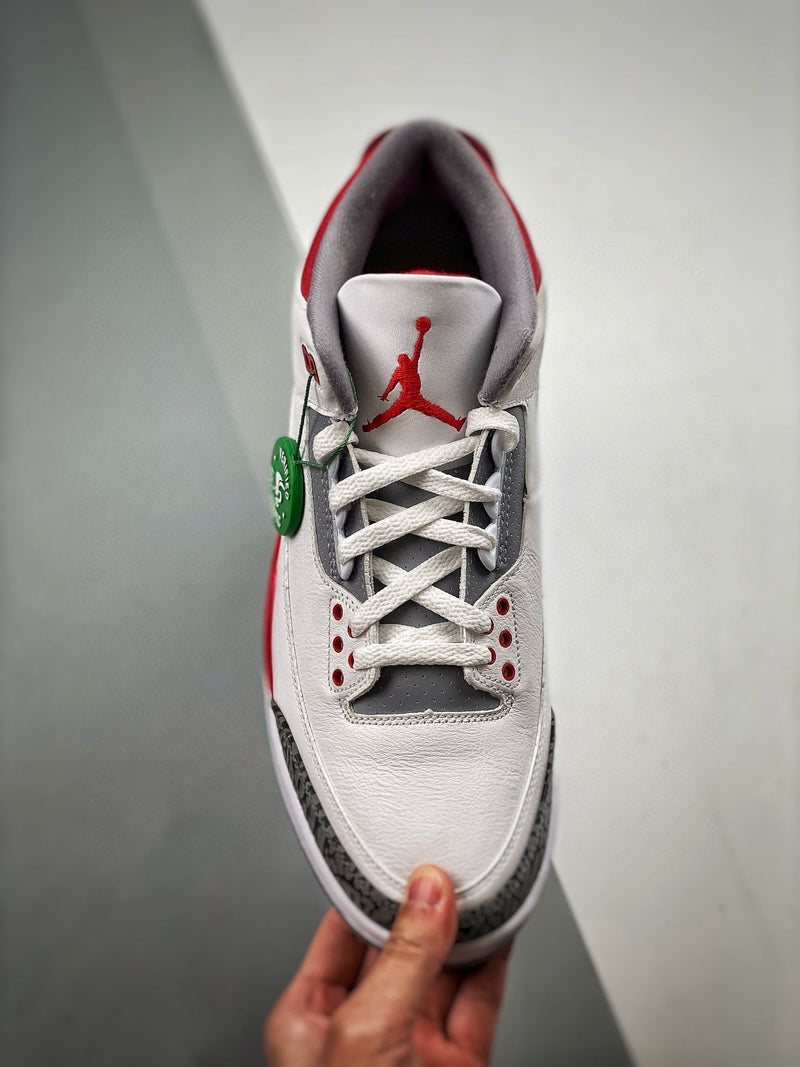 Tênis Nike Air Jordan 3 Retro "Fire Red" - Rei da Pelada