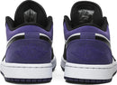 Tênis Nike Air Jordan 1 Low 'Court Purple' - Rei da Pelada