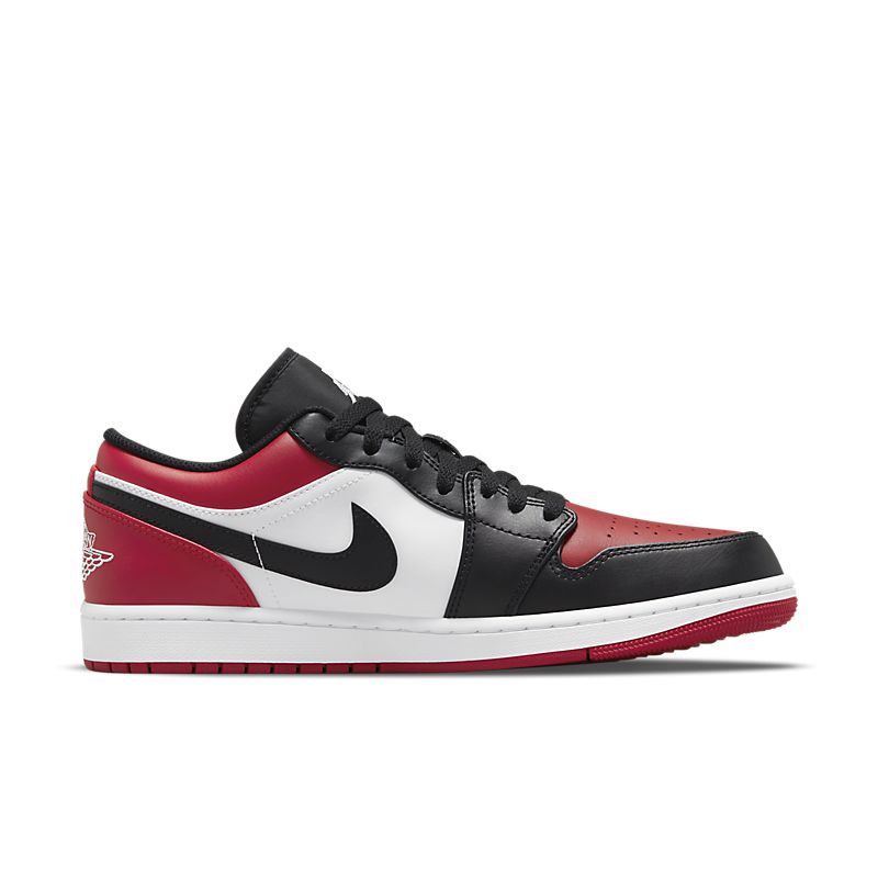 Tênis Nike Air Jordan 1 Low Bred Toe - Rei da Pelada