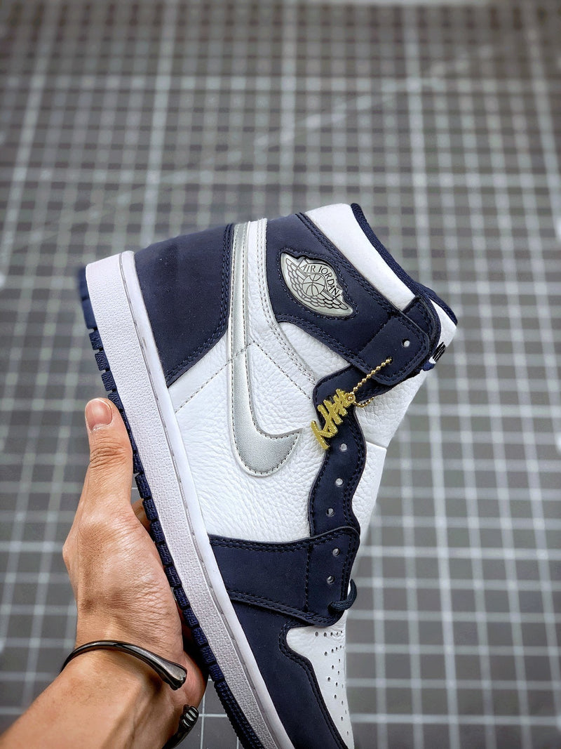 Tênis Nike Air Jordan 1 High CO.JP 'Midnight Navy' - Rei da Pelada