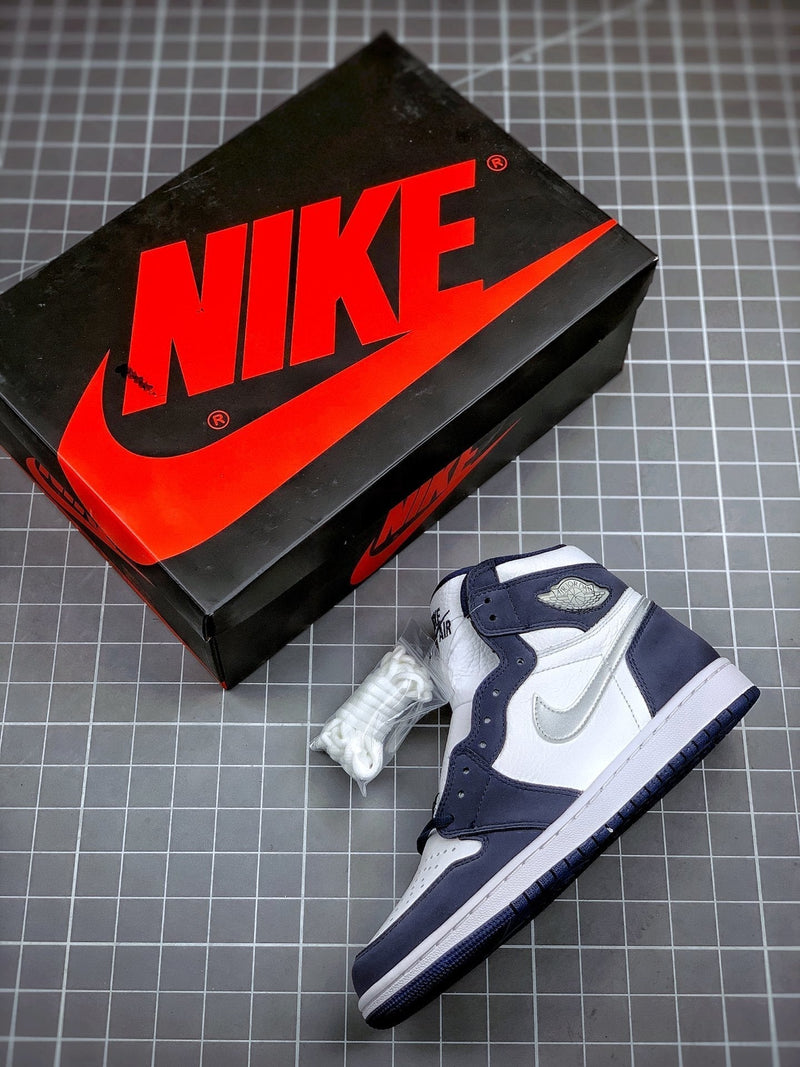 Tênis Nike Air Jordan 1 High CO.JP 'Midnight Navy' - Rei da Pelada