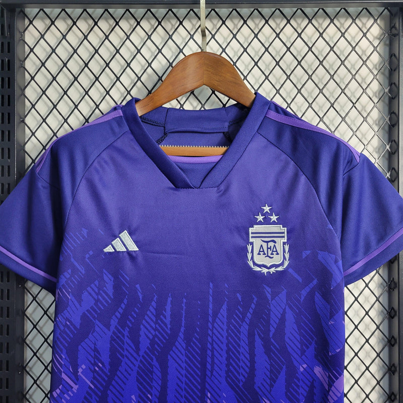 Camisa Seleção Argentina 2022/23 Away - INFANTIL