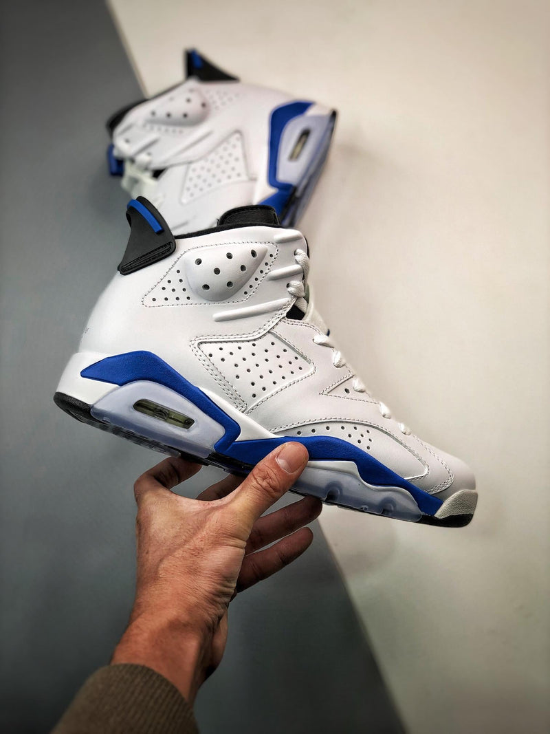 Tênis Nike Air Jordan 6 Retro "Sport Blue" - Rei da Pelada