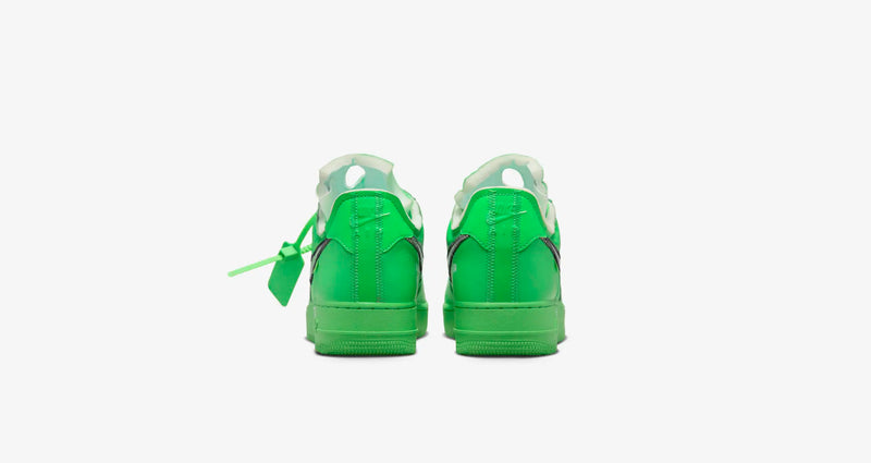 Tênis Nike Air Force Low x Off-White 'Light Green Spark Brooklyn' - Rei da Pelada