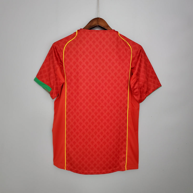 Camisa Retrô Seleção Portugal 2004/04 Home