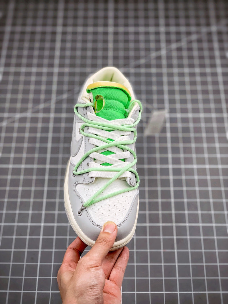 Tênis Nike SB Dunk Low x Off-White 'The 50 - Green' - Rei da Pelada