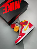 Tênis Nike Air Jordan 1 High "Light Fusion Red" - Rei da Pelada