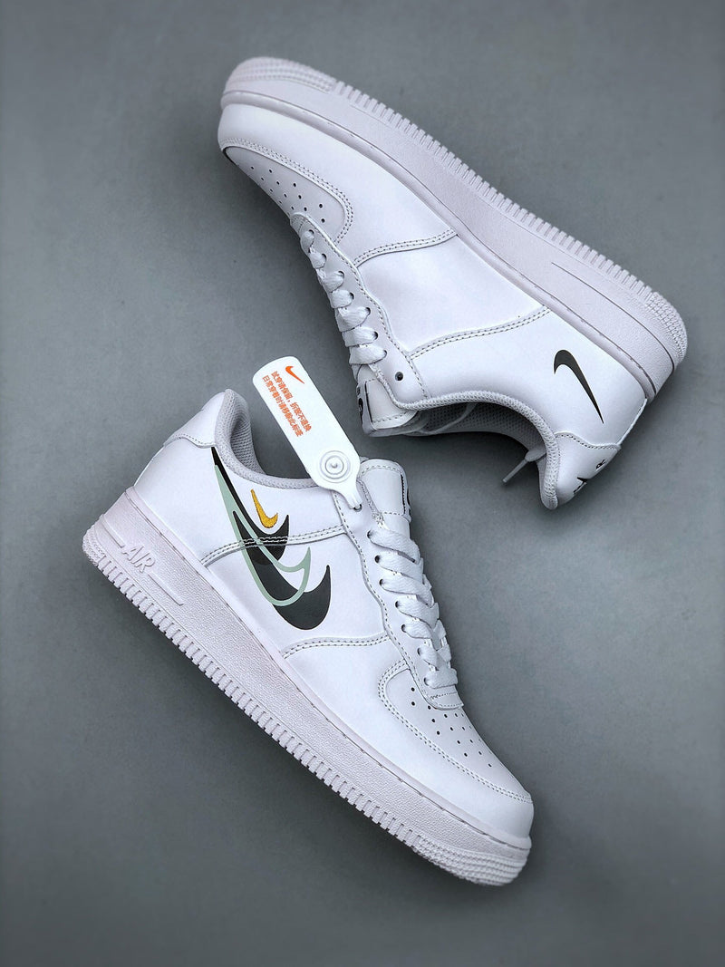 Tênis Nike Air Force 1 Low Multi Swooshes - Rei da Pelada