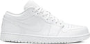 Tênis Nike Air Jordan 1 Low 'Triple White' - Rei da Pelada
