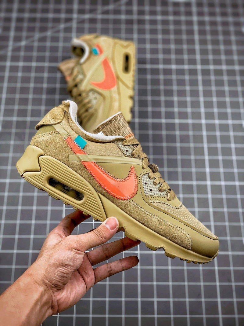 Tênis Nike Air Max 90 x OFF-White "Mocha" - Rei da Pelada