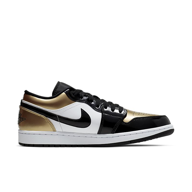 Tênis Nike Air Jordan 1 Low Gold Toe - Rei da Pelada