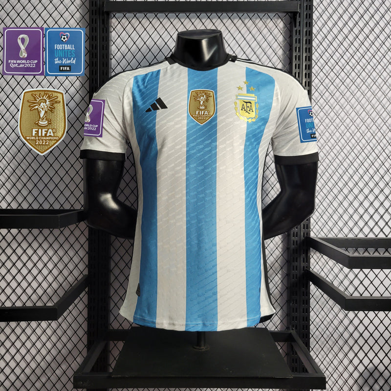 Camisa Seleção Argentina Home Especial 3 ESTRELAS 2023