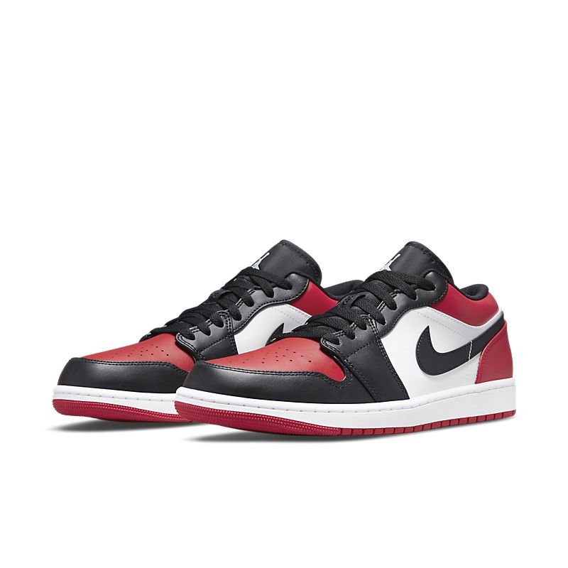 Tênis Nike Air Jordan 1 Low Bred Toe - Rei da Pelada