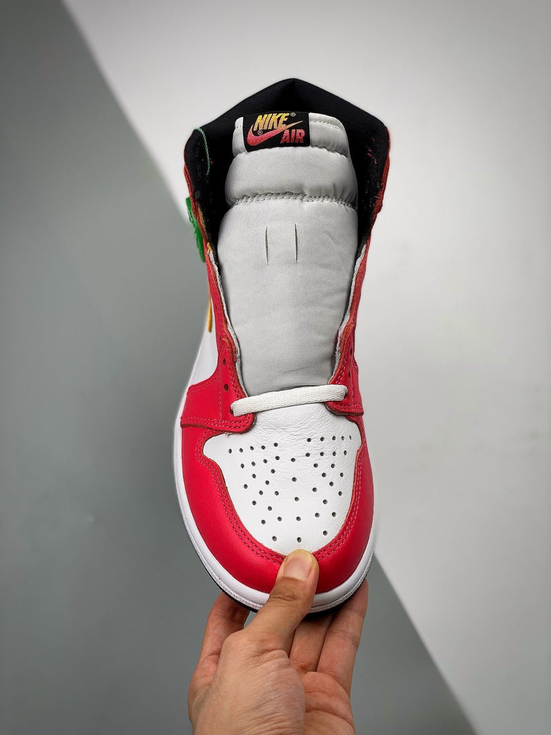 Tênis Nike Air Jordan 1 High "Light Fusion Red" - Rei da Pelada