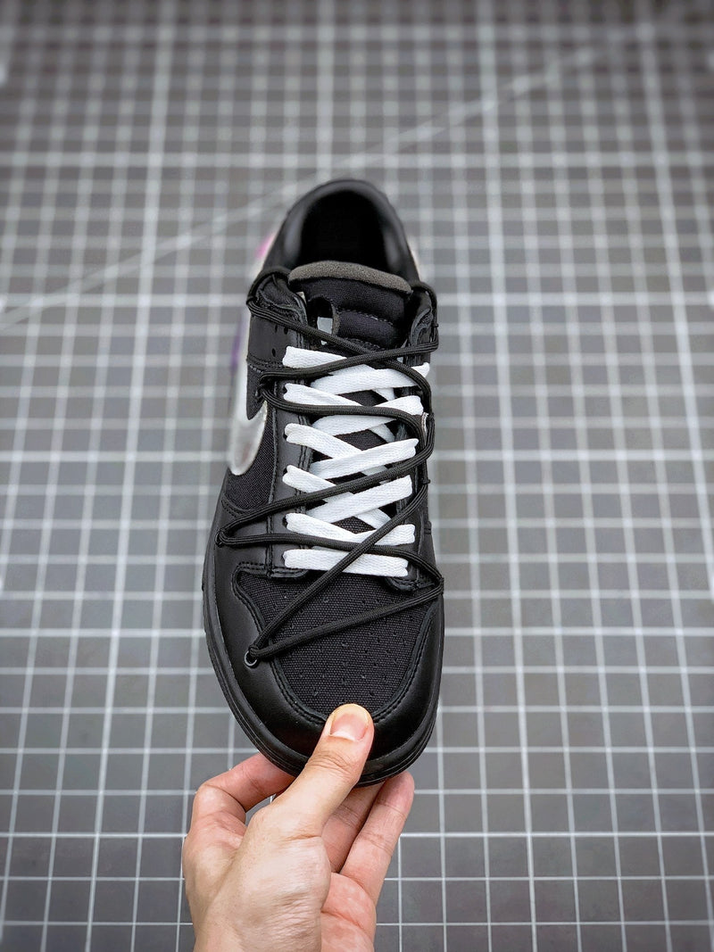 Tênis Nike SB Dunk Low x Off-White 'The 50 - Black' - Rei da Pelada