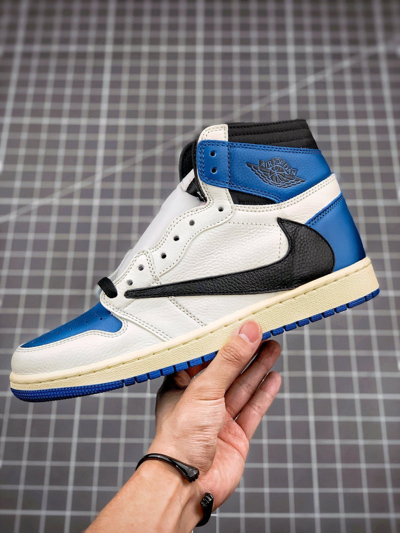 Tênis Nike Air Jordan 1 High OG x Travis Scott x Fragment - Rei da Pelada