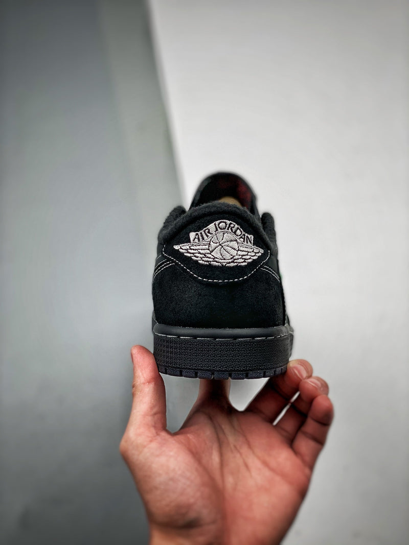 Tênis Travis Scott x Nike Air Jordan 1 Low 'Panthom Black' - Rei da Pelada