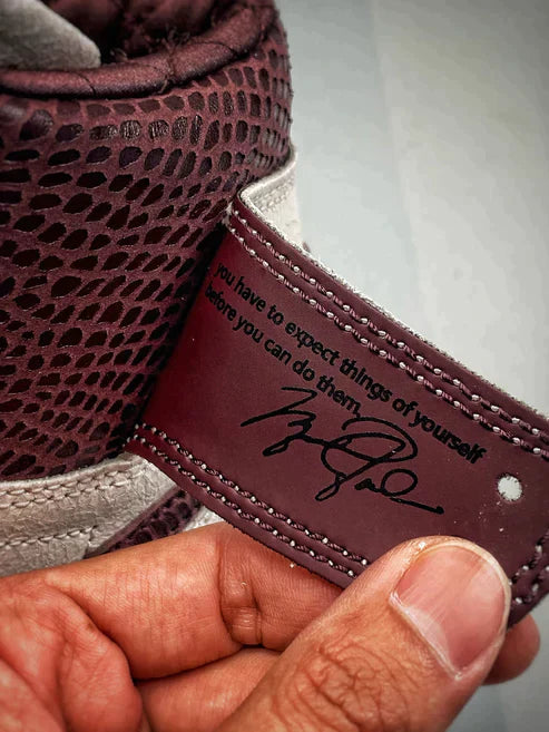 Tênis Nike x A Ma Maniere Air Jordan 1 High "Sail and Burgundy" - Rei da Pelada