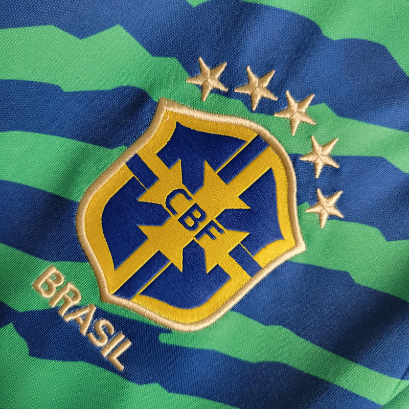 Camisa Seleção Brasil 2022/23 Pré Jogo