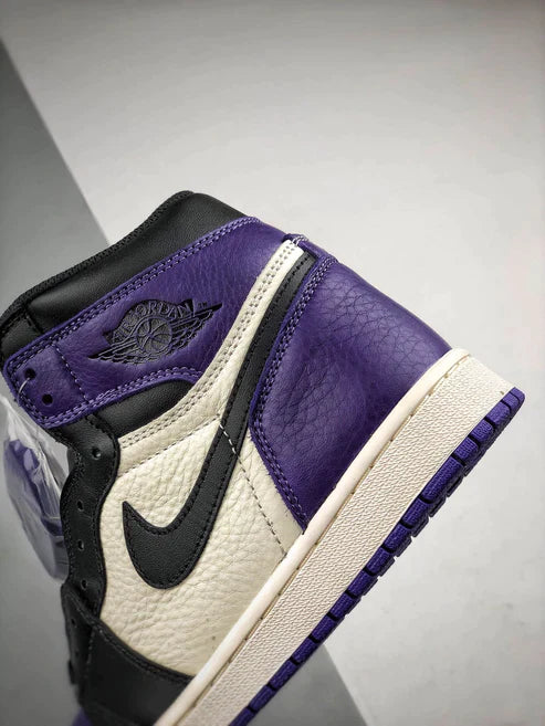 Tênis Nike Air Jordan 1 High "Court Purple 1.0" - Rei da Pelada