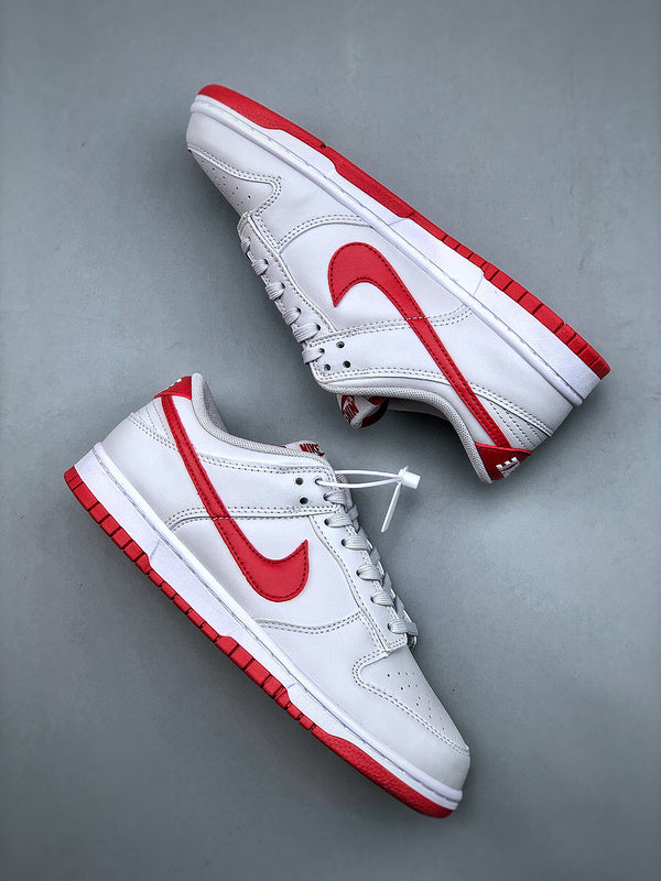 Tênis Nike SB Dunk Low "Vast Gret Varsity Red" - Rei da Pelada