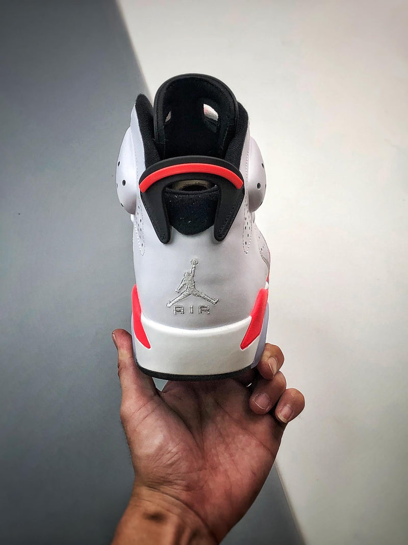 Tênis Nike Air Jordan 6 Retro "Infrared White" - Rei da Pelada