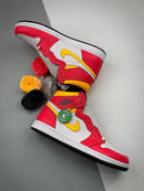 Tênis Nike Air Jordan 1 High "Light Fusion Red" - Rei da Pelada