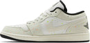 Tênis Nike Air Jordan 1 Low 'Brushstroke Swoosh - Paint Splatter' - Rei da Pelada