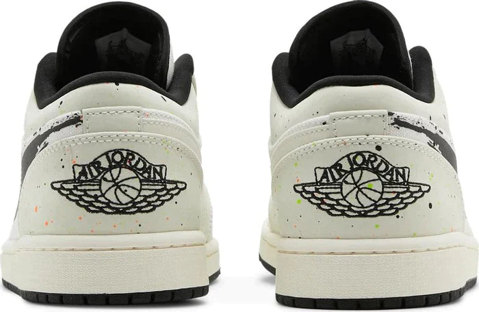Tênis Nike Air Jordan 1 Low 'Brushstroke Swoosh - Paint Splatter' - Rei da Pelada