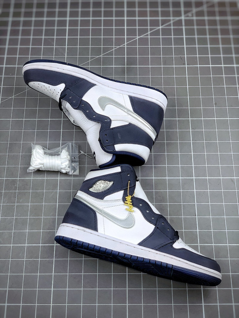 Tênis Nike Air Jordan 1 High CO.JP “Midnight Navy” - Rei da Pelada