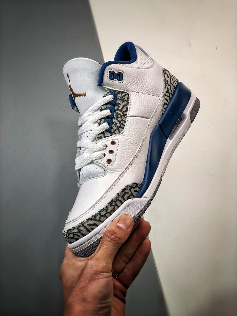 Tênis Nike Air Jordan 3 Retro "Racer Blue" - Rei da Pelada