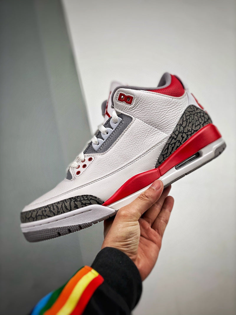 Tênis Nike Air Jordan 3 Retro "Fire Red" - Rei da Pelada