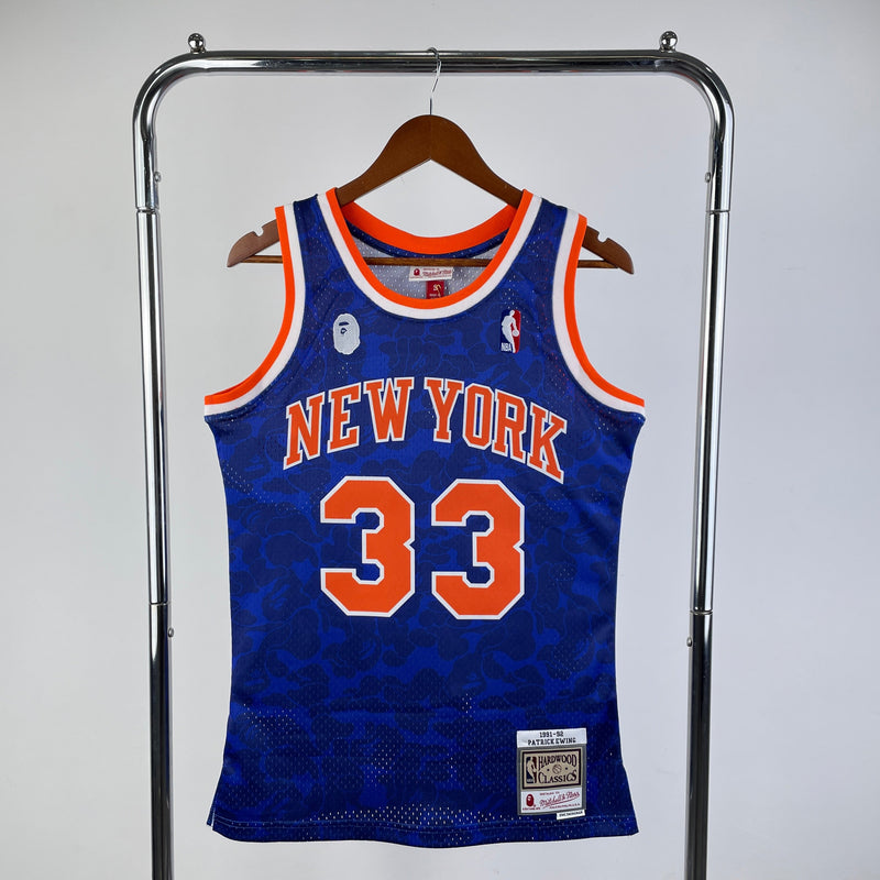 Regata New York Knicks Mitchell & Ness BAPE Edition Away 91/92