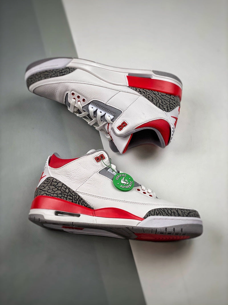 Tênis Nike Air Jordan 3 Retro "Fire Red" - Rei da Pelada