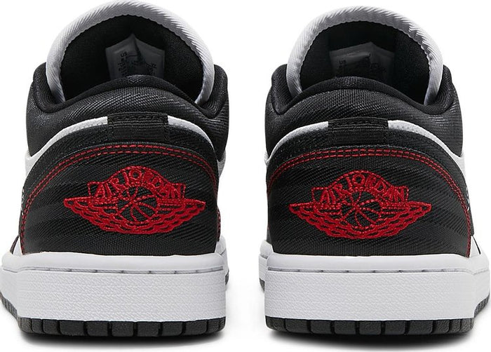 Tênis Nike Air Jordan 1 Low SE Utility 'White Black Red' - Rei da Pelada