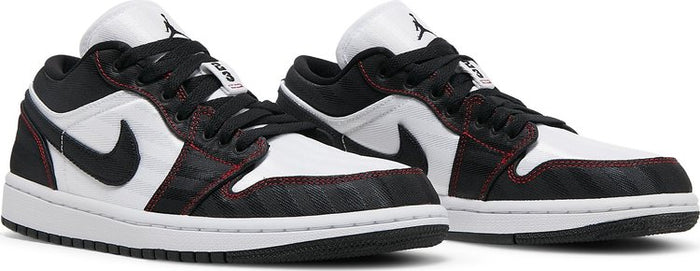 Tênis Nike Air Jordan 1 Low SE Utility 'White Black Red' - Rei da Pelada