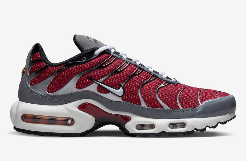 Tênis Nike Air Max Plus Tn "Red Silver" - Rei da Pelada