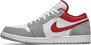 Tênis Nike Air Jordan 1 Low SE 'Light Smoke Grey Gym Red' - Rei da Pelada